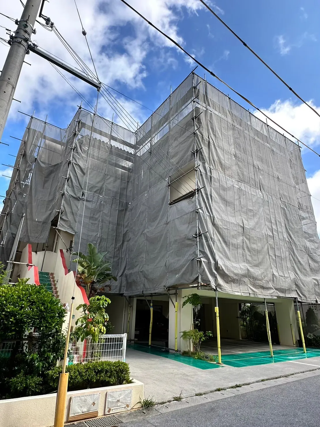 那覇市松川外壁